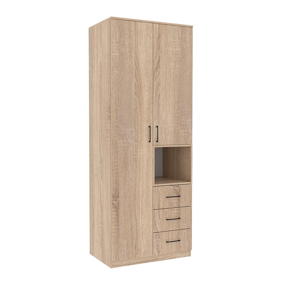 Шкаф для одежды Tetris Т-1, Дуб Сонома, 800/520/2100 Львов - изображение 1
