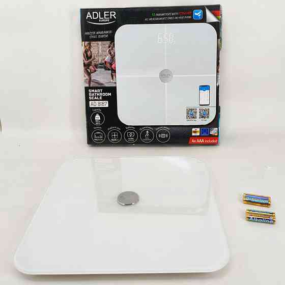 Умные весы с измерением имт, Весы электронные умные Напольные фитнес с анализом тела CS-91 Львов