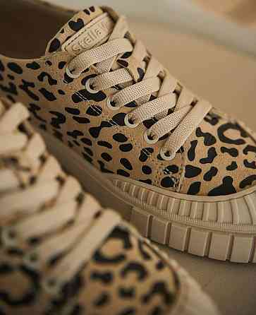 Кеды женские Stella Vinci леопард натуральная замша 37-40р. (5399) Коломыя