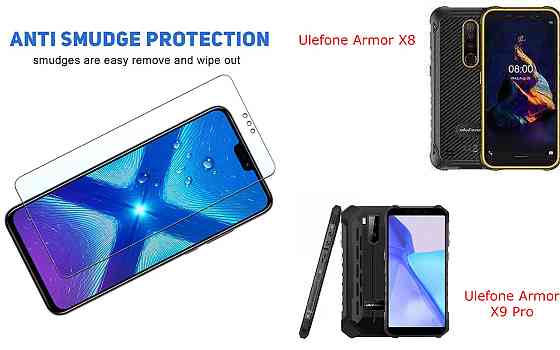Захисне скло NeoGlass для Ulefone Armor X8, Armor X9 Pro – надпрозоре та стійке Київ
