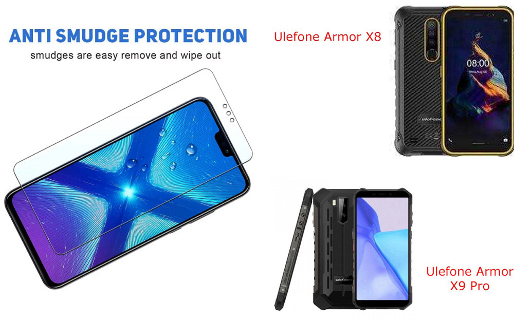 Захисне скло NeoGlass для Ulefone Armor X8, Armor X9 Pro – надпрозоре та стійке Київ - фото 3