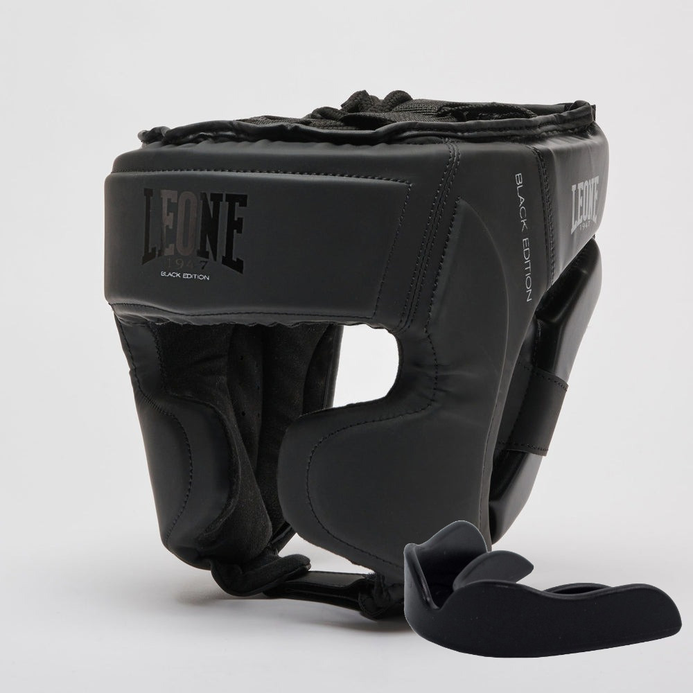 Боксерский шлем Leone CS435 BLACK Edition M Киев - изображение 1