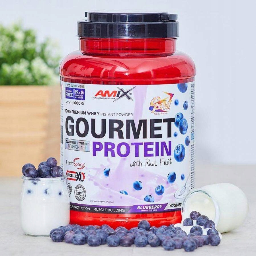 Протеїн Amix Nutrition Gourmet Protein 1000 г, Blueberry-Yogurt Луцьк - фото 4