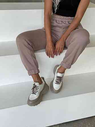 Molly Кросівки жіночі MOLLY 250 капучіно/білі (зима, шкіра натуральна) (5323) 37р.38р.39р. 38 Коломыя