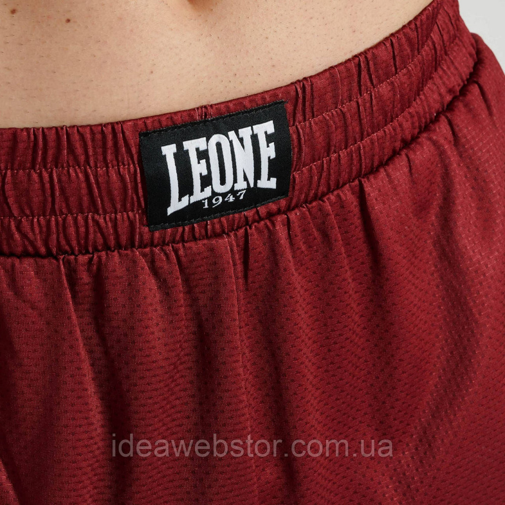 Шорти Leone Iconic Bordo AB232 бордові боксерські шорти з легкого повітропроникного поліестеру для боксу тренувань та єдиноборств Київ - фото 9