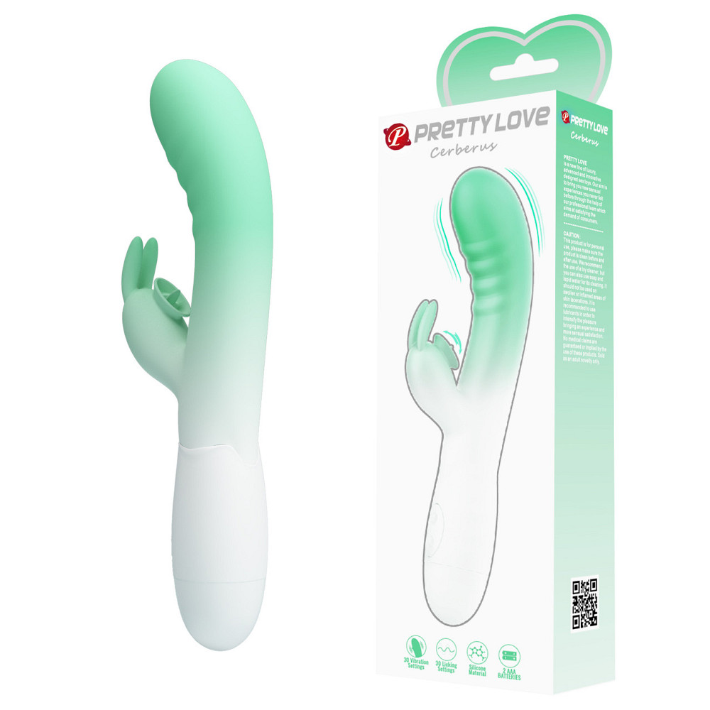 Вібратор - Pretty Love Cerberus White/Mint Sex Aura Київ - фото 1