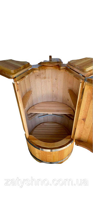 Фитобочка 90 см с ольхи круглая Киев - изображение 1