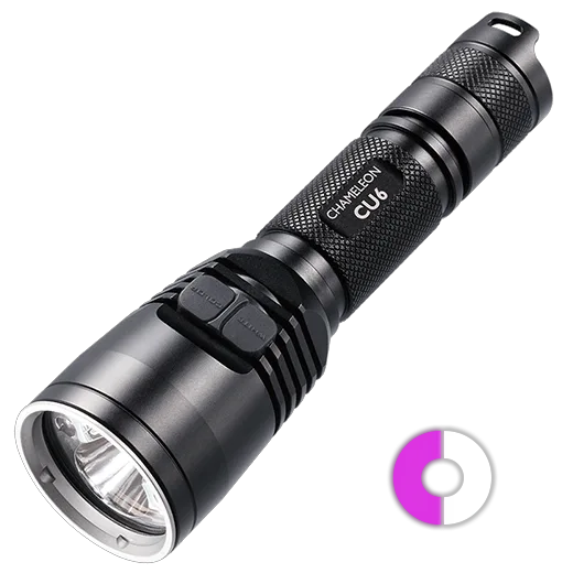 Тактичний ліхтар-хамелеон Nitecore CU6 з білим та ультрафіолетовим світлом (13 режимів) Вінниця