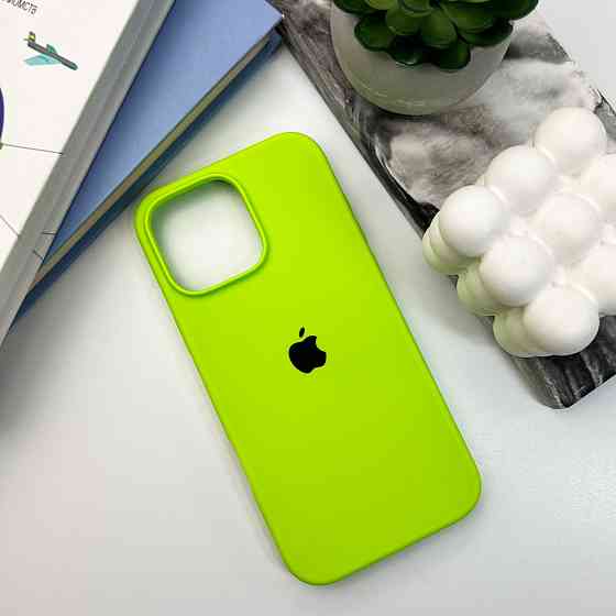 Чохол для смартфона Silicone Full Case AA Open Cam for Apple iPhone 16 Pro Max 24,Shiny Green Киев