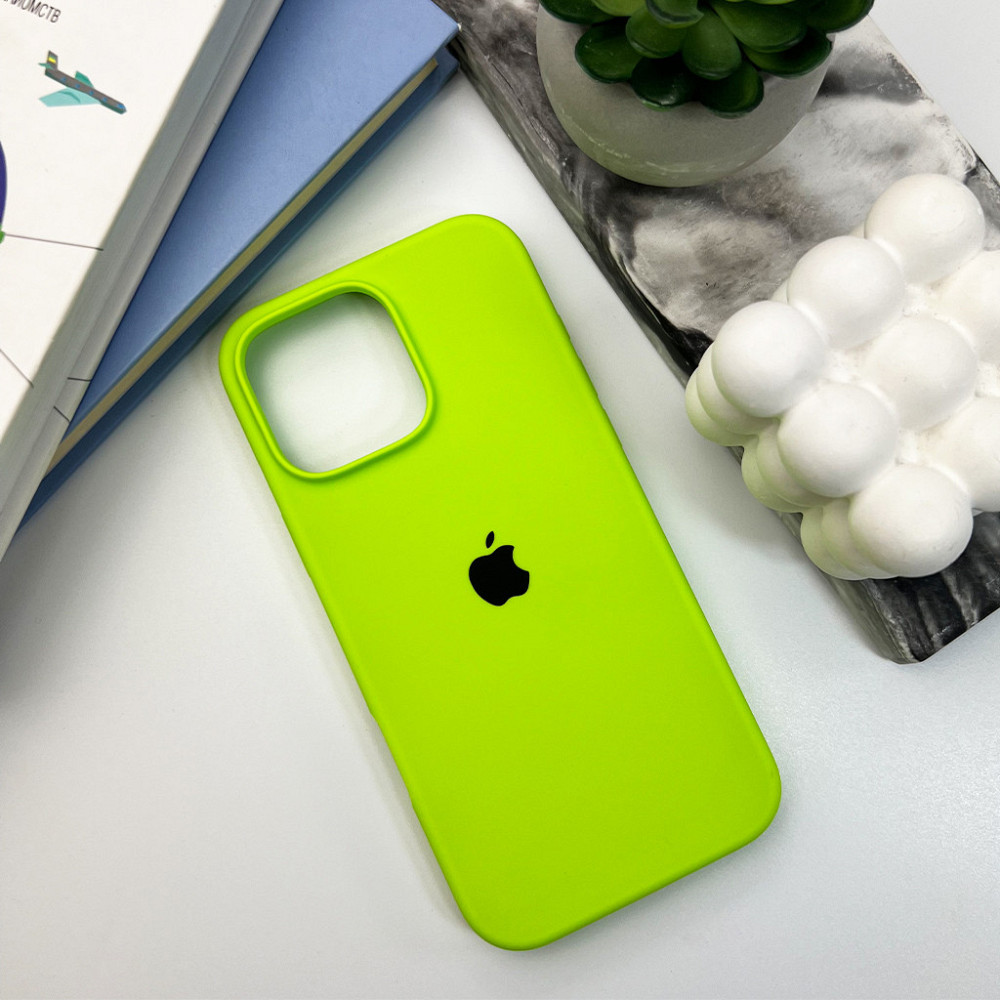 Чохол для смартфона Silicone Full Case AA Open Cam for Apple iPhone 16 Pro Max 24,Shiny Green Киев - изображение 5