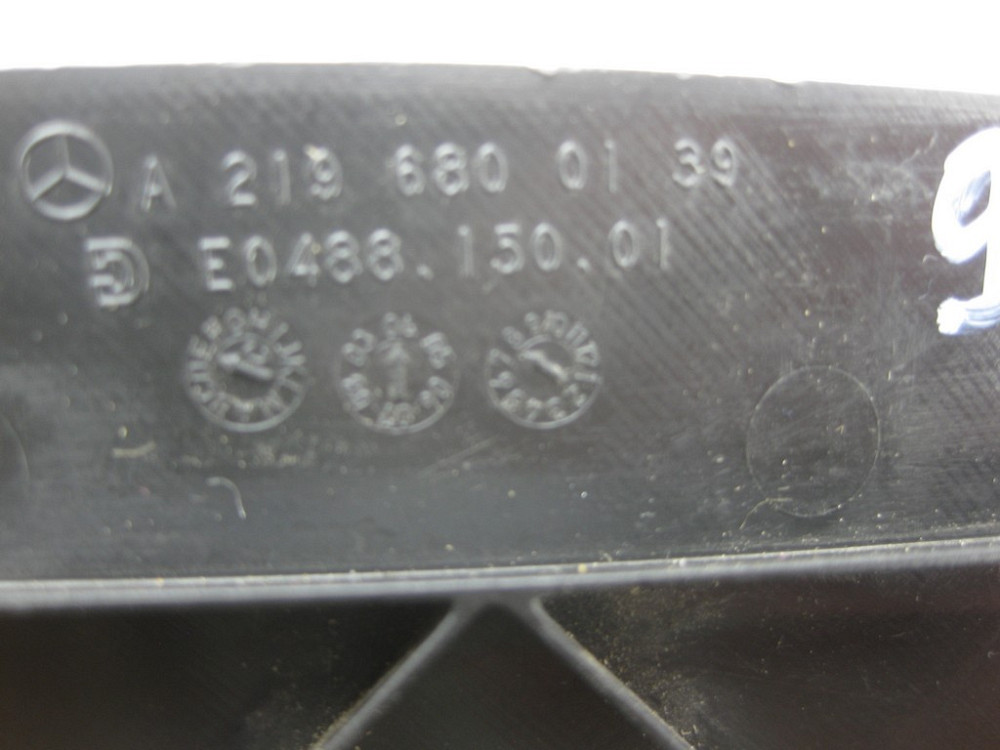 Mercedes-Benz  A2196800139 9051 Кришка лівого торця панелі приладів чорна CLS C219 Одесса - изображение 9