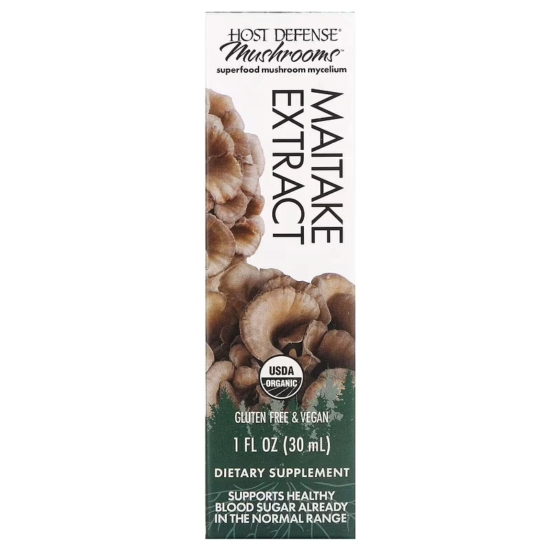 Екстракт гриба майтаке Host Defense Mushrooms, Maitake Extract 30 ml Луцьк - фото 1