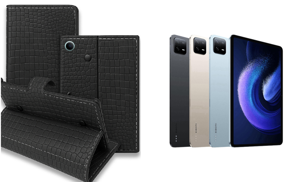 Книга-трансформер для планшета Xiaomi Mi Pad 6, цвет Black Krokodil Black Киев - изображение 1