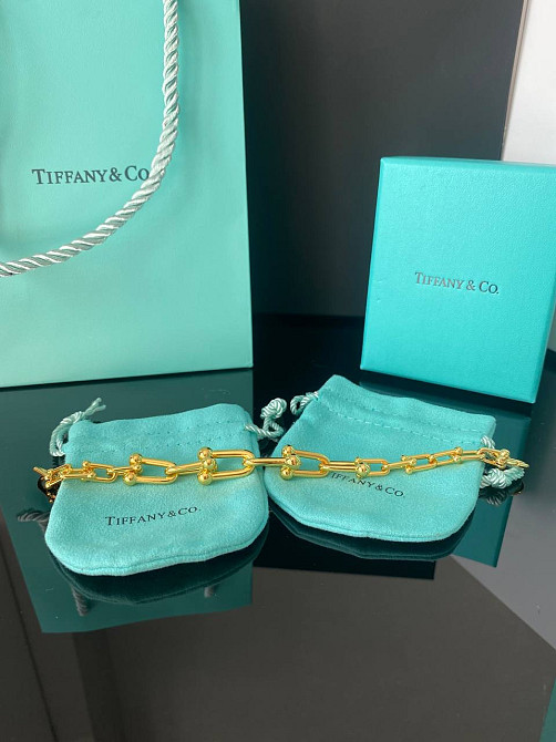 Тиффани браслет HARDWEAR / золотая цепь / упакован в мешочек Tiffany Одесса - изображение 2
