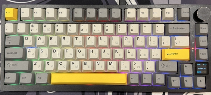 Ajazz AK820 Pro с гравировкой механическая клавиатура RGB игровая новая гарантия Харьков - изображение 5