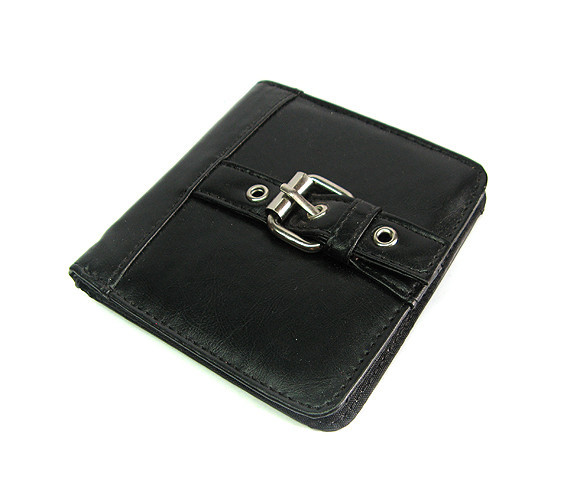 Кошелек для мужчины черный кожзам Киев - изображение 1