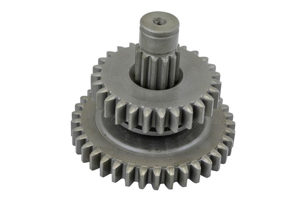 Вал раздаточной коробки УАЗ 452, 469 новый образец (37 зубьев) + шестерня промежуточного вала РК промежуточный Мукачево - изображение 2