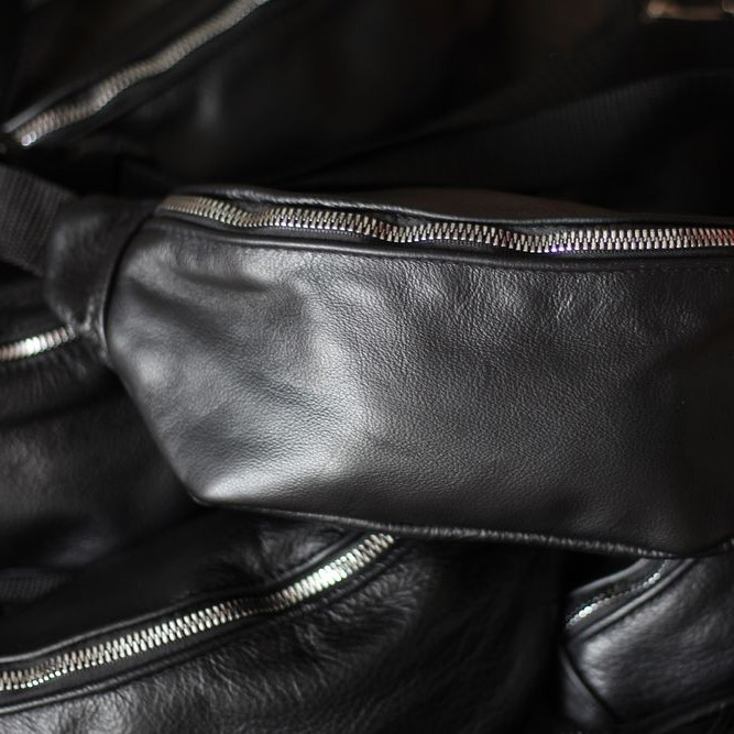 Мужская кожаная бананка, кожаная сумка бананка через плечо, мужская кожаная бананка на пояс Киев - изображение 4