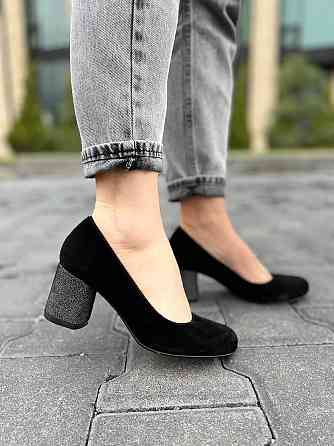 Nivelle Туфлі жіночі NIVELLE чорні замша натуральна каблук 6 см (1529/6030-6045) Коломия