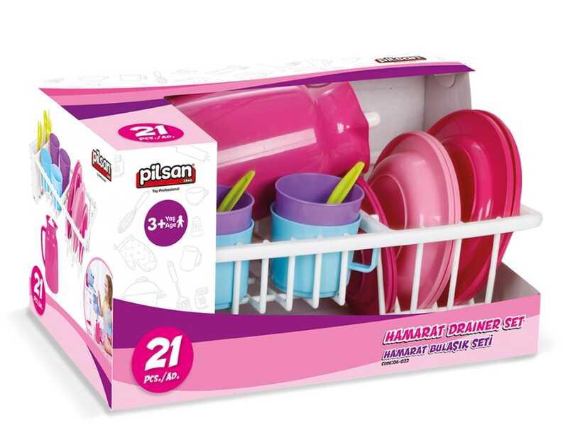 Набір посуду Pilsan із сушаркою 21 елемент (06-033) Чернігів - фото 1