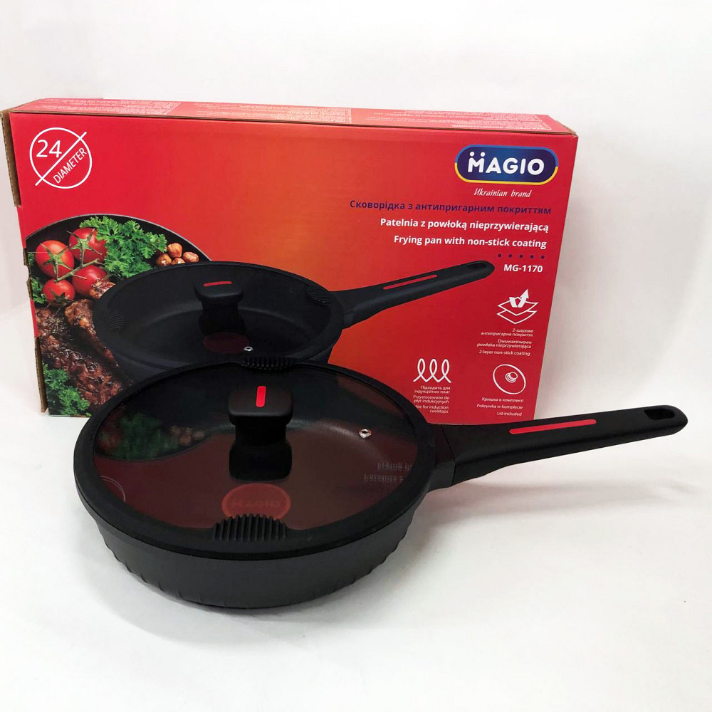 Сковорода для использования на плите, Сковорода удобная на кухню удобная для приготовления GP-11 Львов - изображение 6