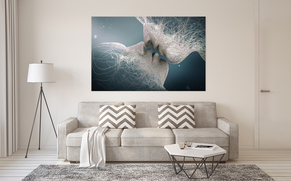 Картина холст в гостиную / спальню  Поцілунок закоханих    MLP_5 80х160см Киев - изображение 2