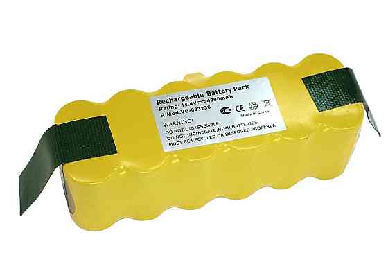 Аккумулятор для пылесоса iRobot Roomba 500 4000mAh 14.4V желтый Вінниця