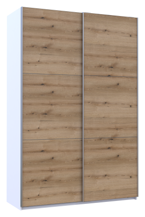 Шкаф-купе двухдверный Doros G-Caiser 160х60х240 см Белый/Дуб евок (DRS-011022) Львов