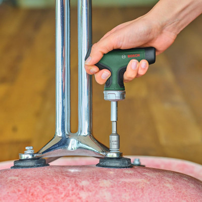 Набір викруток Bosch з тріскачкою, т-подлібне руків&apos;&apos;я, 20 насадок, 109мм, кейс, с (1.600.A02.Z9T) Вінниця - фото 6