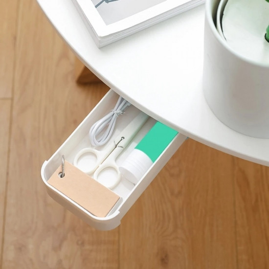 Скрытый ящик-тумбочка для хранения канцелярии и кухонных принадлежностей под столом 21см Винница - изображение 3