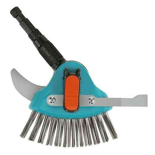 Очисник щілин з ножем та щіткою Gardena Combisystem сталевий 3-в-1 Одеса