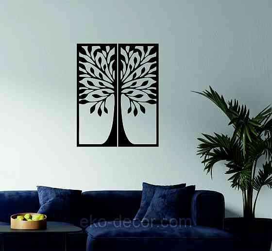Декоративне настінне 3D Панно «Дерево»  Декор на стіну з об'ємом Київ