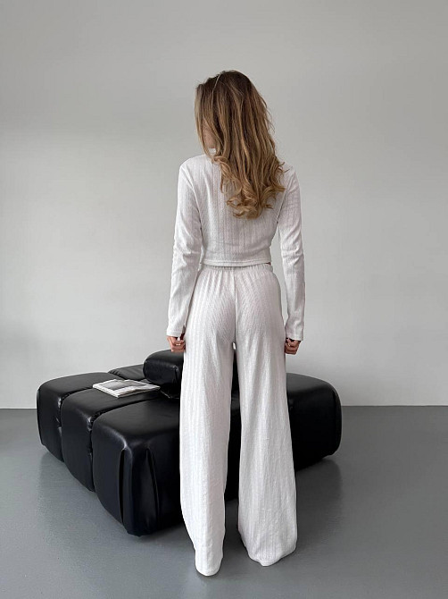 Жіноча стильна домішка піжама-трійка, бавовна 100% 44/46 Одеса - фото 4