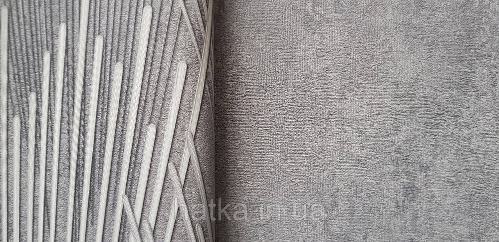 Шпалери вінілові на флізеліні Sintra Adria метрові під штукатурку під бетон темно-сірі Київ - фото 4