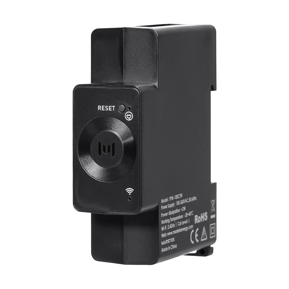 Умный трехфазный счетчик Marstek CT002 монтаж на DIN-рейку Черный Винница - изображение 1