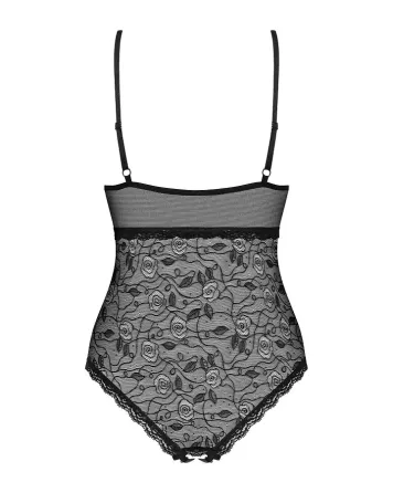 Мереживне боді з доступом 818-TED-1 teddy XS/S, чорне Львів