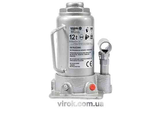 Домкрат гідравлічний cтовбцевий VOREL; F= 12 т, роб. висота- 200- 380 мм [3] Одесса