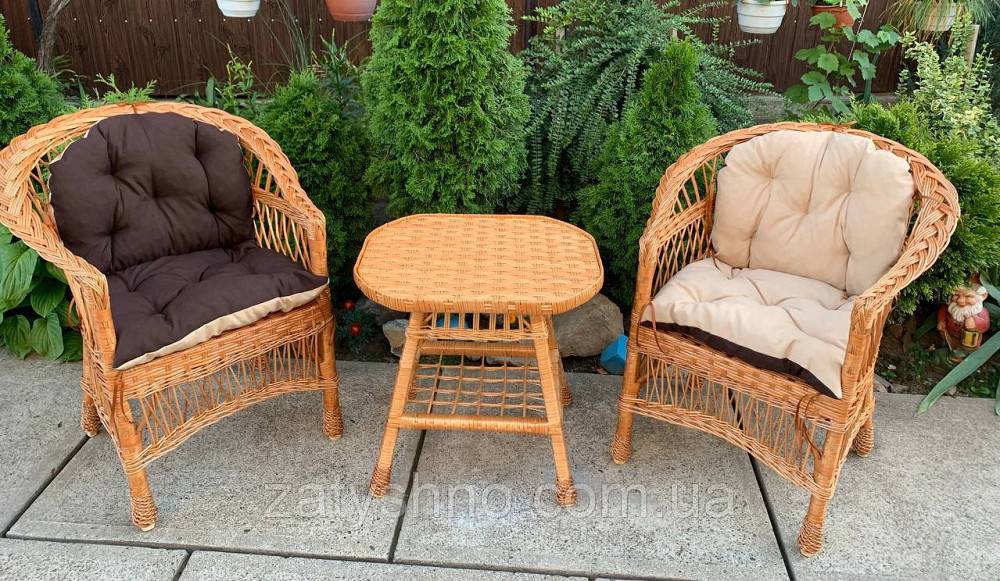 Меблі садові, набір з двосторонніми накидками Київ - фото 4