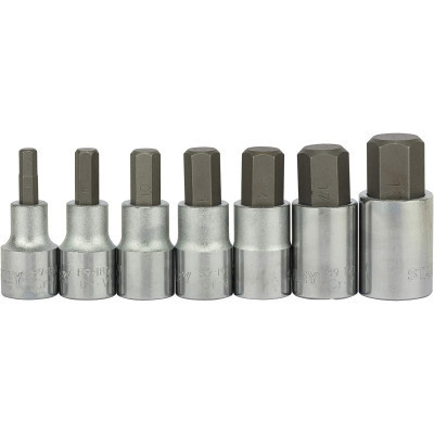 Набор головок Stanley торцевых 1/2" , 7 шт., с шестигранными битами (1-89-099) Винница - изображение 3