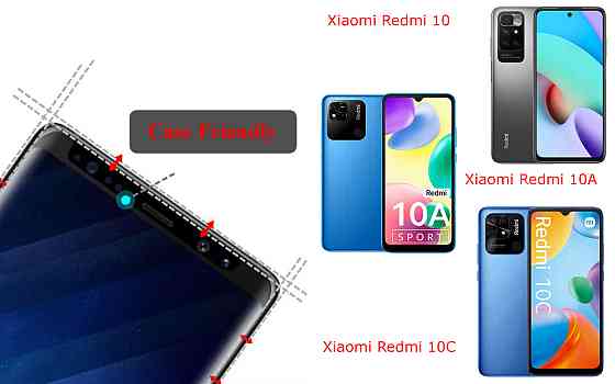 Защитное стекло HyperGlass Pro для Xiaomi Redmi 10, 10A, 10C – максимальная чувствительность и защита Киев