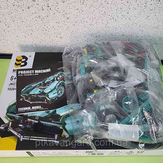 Конструктор автомобиль Ламборгини Визион Гран Туризмо 1028 деталей 1:14 Техник JKC 7104 бирюзовый Хмельницкий