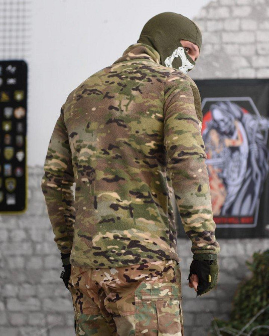 Кофта мультикам флиска мужская на змейке Одесса - изображение 15