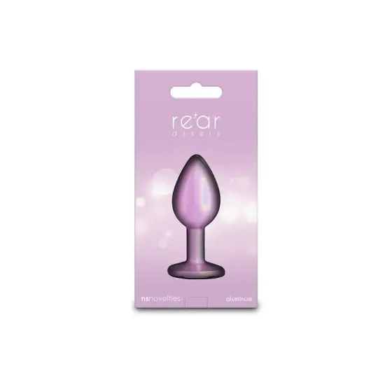 Анальна пробка NS Novelties Rear Assets - Iridescent Pink - Small - Pink Львів