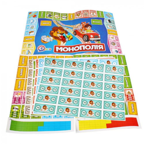 Настільна гра економічна "Дитяча монополія" Технок 0755 Житомир - фото 3