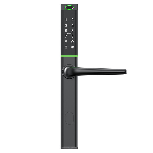 Розумний дверний біометричний замок SEVEN LOCK SL-7763BF black Київ - фото 1