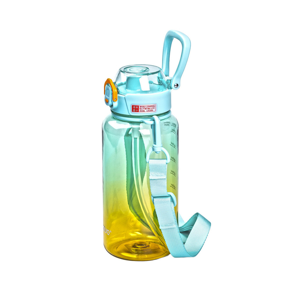 Мятна пляшка для води 1 л з мундштуком Київ - фото 4