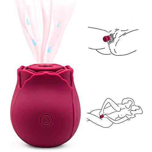 Вакуумний кліторальний стимулятор Chisa Rose Petal (Rose Red) Sex Aura Київ