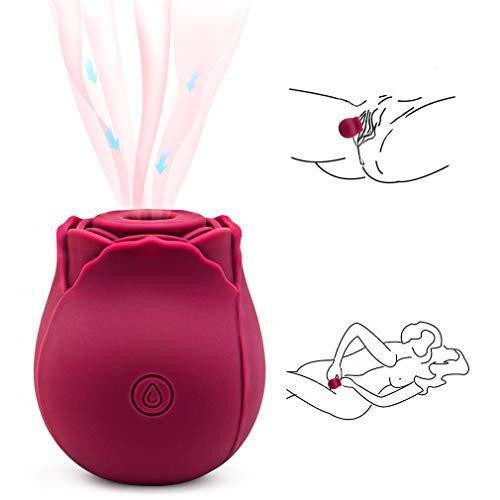 Вакуумний кліторальний стимулятор Chisa Rose Petal (Rose Red) Sex Aura Київ - фото 5