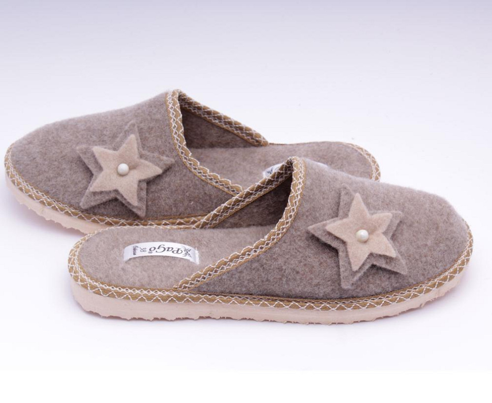 Хатні капці, кімнатні жіночі повстяні бежеві, 36-42 розмір Одеса - фото 6