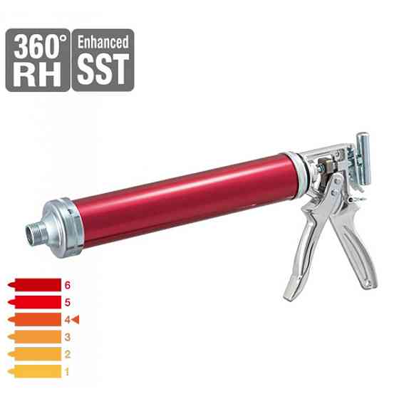 Пістолет будівельний для герметика, силікону, в'язких сумішей в тубі 550мл TAJIMA Convoy Bulk super 3way Одеса